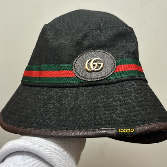 Gucci signature bucket hat good pre owned condition - Picture 1 of 6